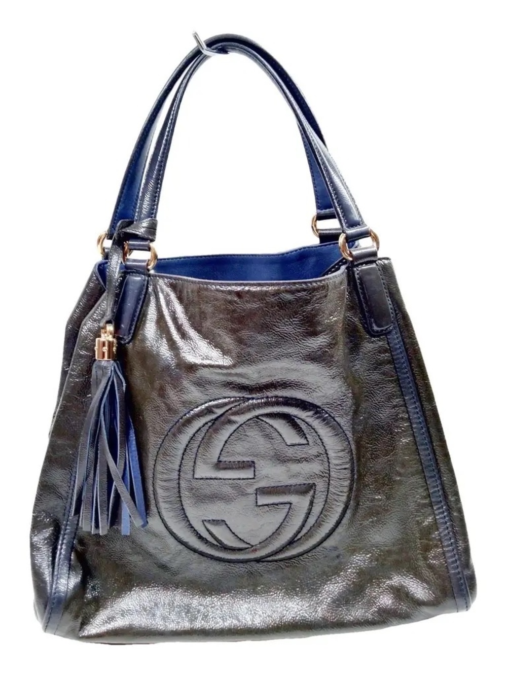 Gucci Soho Patent Leather Handbag
